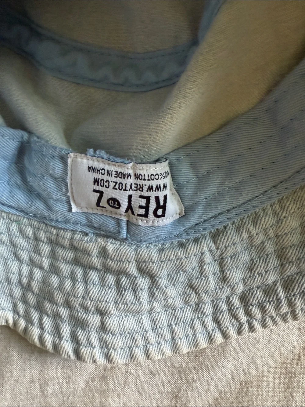 Classic Light Blue Toddler Bucket Hat